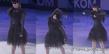 A Figure Skater Recreated the Viral 'Wednesday' Dance on Ice and ... - Cosmopolitan