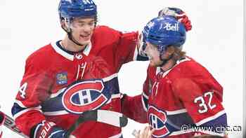 Pitlick scores in OT, Montembeault makes 36 saves as Canadiens rally past Maple Leafs