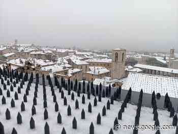 Neve in Umbria. Gubbio e Gualdo Tadino dipinte di bianco - TrgMedia