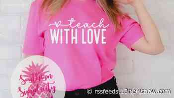 Williamsburg Mother sells shirts with the message 'Teach with love' to support Abby Zwerner