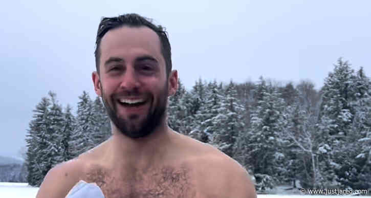 Olympian Chris Mazdzer Strips Down to His Underwear for Polar Plunge - Watch Now!