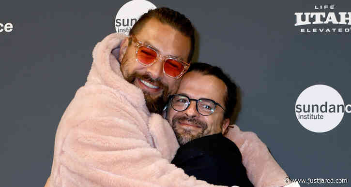Jason Momoa Shares Big Hug with Director Matthieu Rytz at 'Deep Rising' Premiere at Sundance 2023