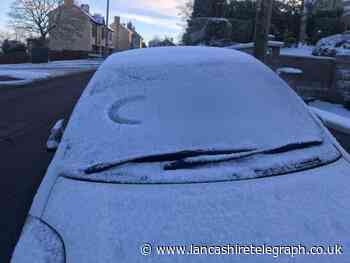 Blackburn: Profanity written into snowy car windscreens