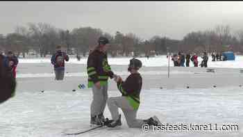 Pond Hockey Championship sets stage for marriage proposal