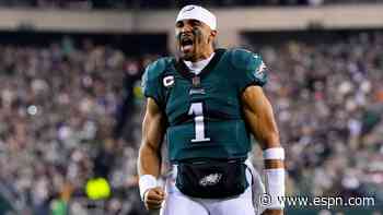 Sirianni: Injured Hurts gave Eagles MJ-like boost