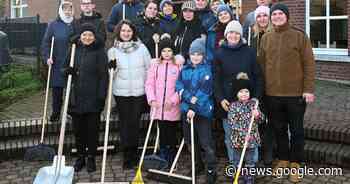 Aktion: Ukrainer sagen Danke in Issum und Sevelen - Rheinische Post