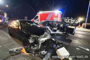 30-Jähriger bei Unfall in Werther im Auto eingeklemmt