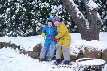 Herford: Der Schnee kam über Nacht