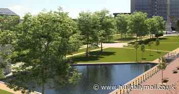 The 'goldfish tunnel' between Queens Gardens and Princes Dock
