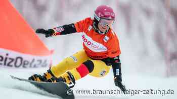 Snowboarder Baumeister Dritter im Parallel-Slalom