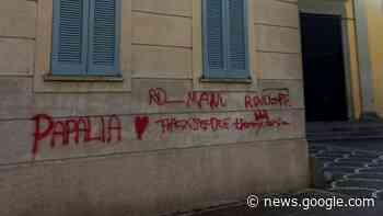 Corsico (Milano): una scritta con il cognome Papalia sul muro della ... - MilanoToday.it