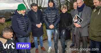 Maarkedal eert Tom Boonen met standbeeld van zijn eigen benen ... - VRT.be