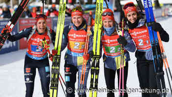 Biathlon jetzt im Liveticker: Zwei Podestplätze - Starker Staffel-Tag in Antholz