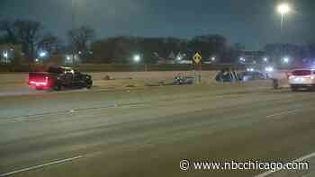 2 Dead and 5 Injured in Dan Ryan Expressway Crash, Authorities Say