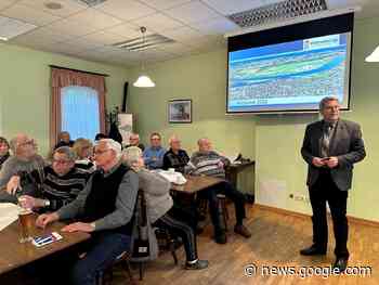 Bürgermeister im Gespräch mit Eisenbahn-Gewerkschaftern - Stadt Wittenberge