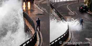 Vuole fotografare il mare in tempesta ma viene travolto dalle onde ... - Vesuvio Live