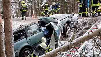 Unfall bei Prutting: Autofahrer schwer verletzt