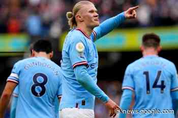 Erling Haaland treble helps Manchester City keep pressure on Arsenal - Dudley News