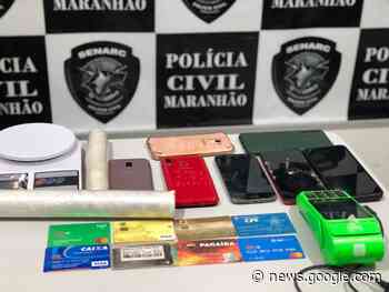 EM TIMON, CASAL SUSPEITO DE GERENCIAR ESQUEMA DE ... - policiacivil.ma.gov.br