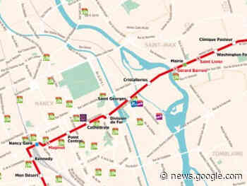 Nancy. Le tracé du futur trolleybus vient d'être dévoilé : voici le détail - actu.fr