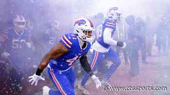 LOOK: Bills and Bengals battling in epic snow playoff game, with flurries expected throughout the afternoon