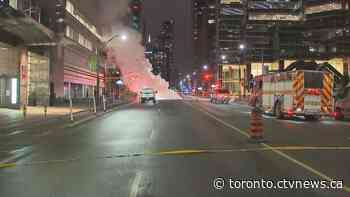 Busy downtown intersection to be closed for 2 weeks while crews repair broken water main