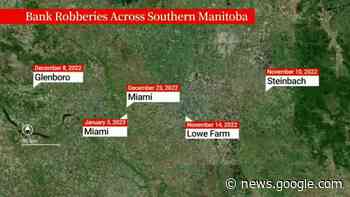 Morden man charged in string of robberies across southern ... - Global News