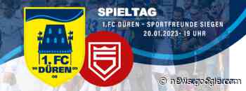 Sportfreunde Siegen zu Gast auf der Westkampfbahn. - 1. FC Düren