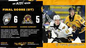 Squires Is The OT Hero As Eagles Top Cataractes – Cape Breton ... - Cape Breton Eagles