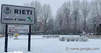 Neve a Rieti, la settimana inizia con i fiocchi. Scuole chiuse e ... - Rieti Life