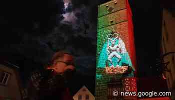 3D-Animation: In Ebern sind „Tanzende Gargoyles“ zu bewundern. - Fränkischer Tag