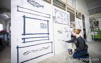 De sluizen bij Nieuwe Statenzijl krijgen kleurige en informatieve ... - Dagblad van het Noorden