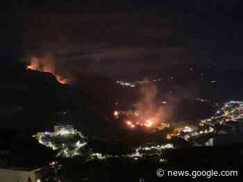 Fiamme nella notte tra Taormina e Castelmola: probabile l'ipotesi ... - Nuovo Sud
