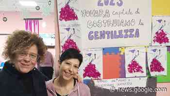 Novara Capitale della Gentilezza inaugura il secondo punto viola - La Voce Novara e Laghi