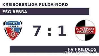 Mahmud trifft: FSG Bebra deklassiert FV Friedlos - Torgranate - das Fußball-Portal für Hessen