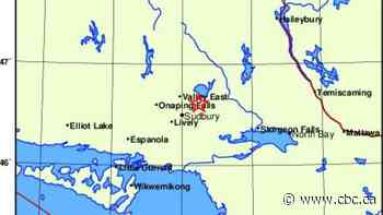 2.8-magnitude earthquake was 'lightly felt' in Sudbury, Earthquakes Canada says