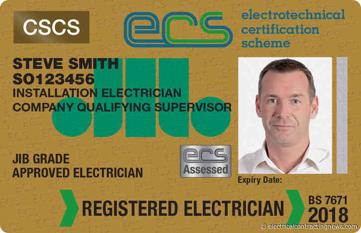 ECS now recognised for QS applications
