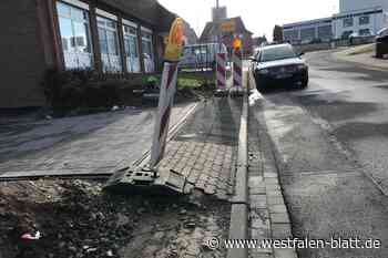 Gehweg auch nach Monaten noch gesperrt
