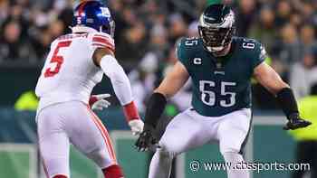 Eagles' Lane Johnson dominant vs. Giants despite playing with torn groin muscle: 'He's a true warrior'