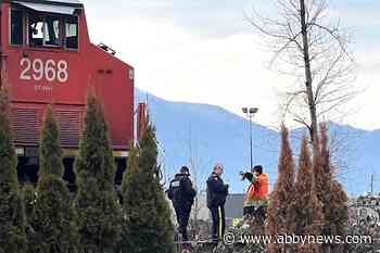 Pedestrian struck on CN train tracks in Chilliwack at Lickman Road