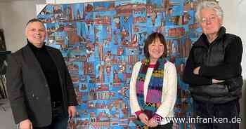 Nürnberg: Bekannter Künstler schenkt Volkach großes Ölgemälde - wo es zu sehen ist