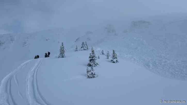 1 dead after snowmobilers caught in avalanche near Valemount, B.C.