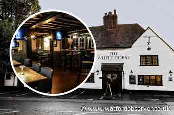 Inside The White Horse Pub in Chorleywood after refurb