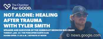 Humboldt bus crash survivor coming to Timmins with a healing from ... - My Timmins Now