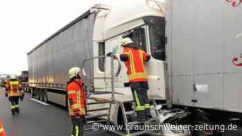 Lkw-Fahrer schwer verletzt – Unfall auf A2 bei Braunschweig