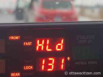 Driver passed snow removal vehicles at 131 km/h on Limebank Road, police say