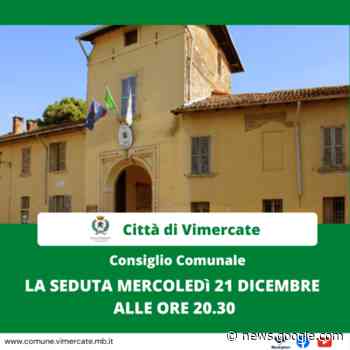 Consiglio Comunale in aula mercoledì 25 gennaio - Città di Vimercate - Città di Vimercate