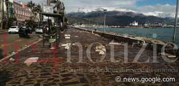 Maltempo, i segni del passaggio anche sul lungomare di Gaeta - h24 notizie