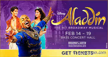 Win tickets to see 'Aladdin'