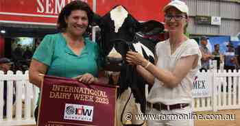 Holstein grand champion dream come true for International Dairy Week stalwarts